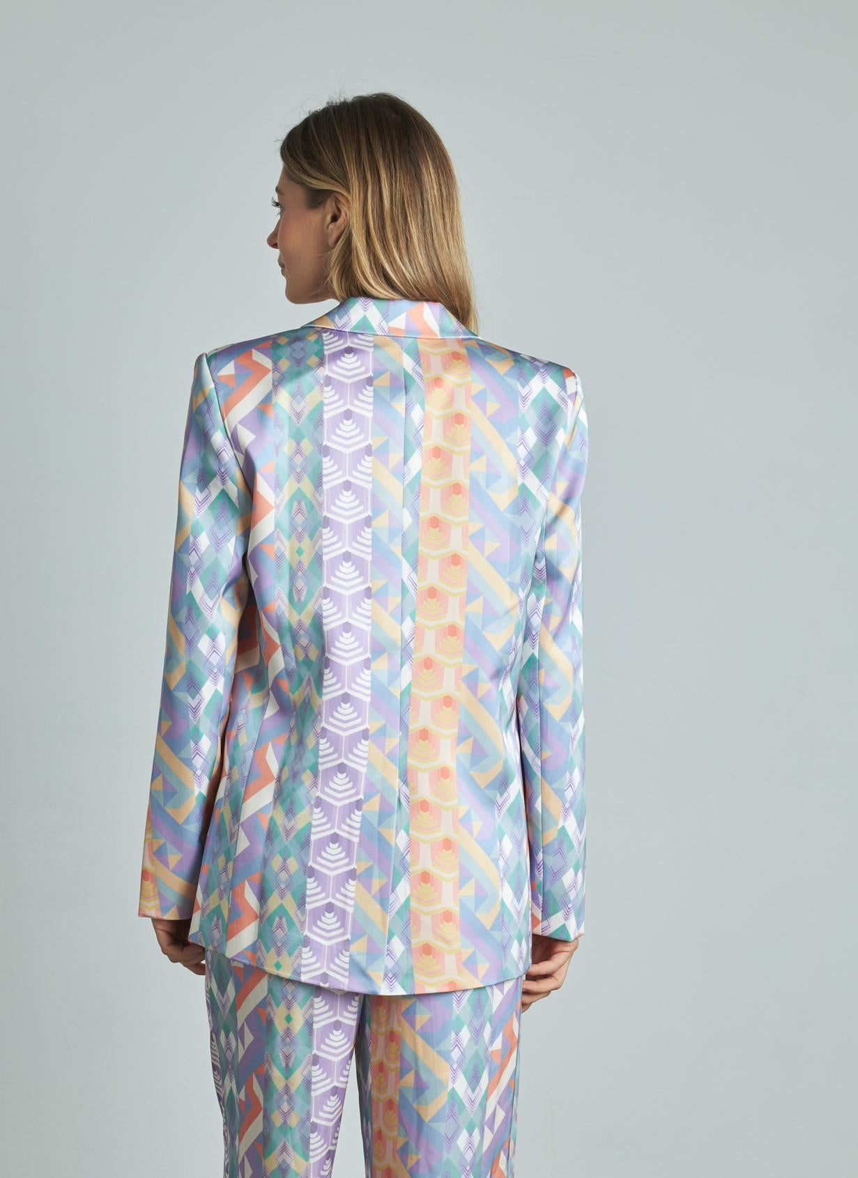 PRINTED BLAZER